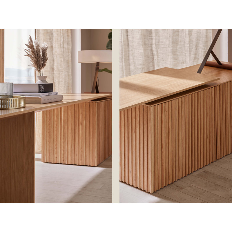 159.8'' W Sideboard, Super Matte Oak