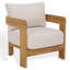 Chaise de patio en teck Achilles