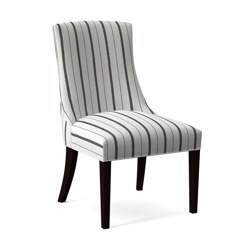 Chaise de salle à manger Tuxedo, Performance gris sucre; 0863-84, Finition java