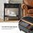 Hoai Jacky Transitional 26"Tall 1-Drawer End Table with Built-In Charging Ports-1602457283