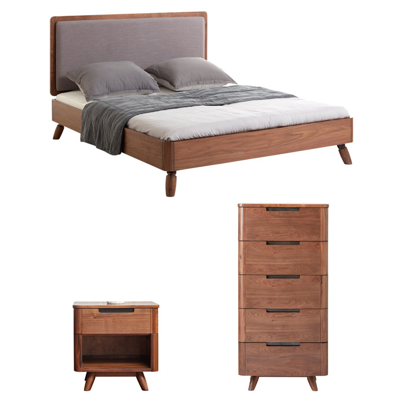 Cottle Solid Wood Piece Bedroom Set