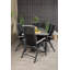 Jayesh 6 - Person Patio Dining Set with Extendable Rectangular Table-576858503