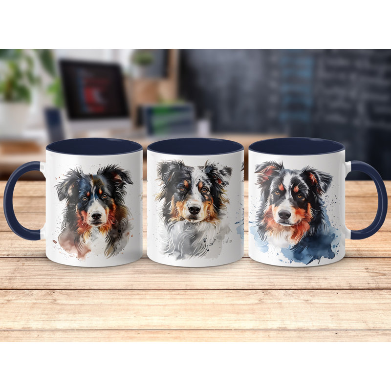 Ceramic Coffee Mug, Navy