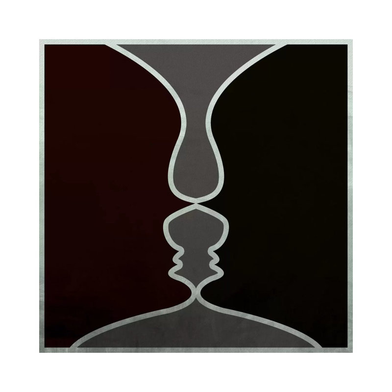 Face To Face - Wrapped Canvas Print, 30.48 cm H x 30.48 cm W