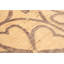 Tapis de la zone en laine beige/brune 8 pi 1 po x 8 pi 8 po one-of-kind-noué la 2010 Herland