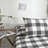 Percale Waffle Patchwork Duvet Cover Set-507458765