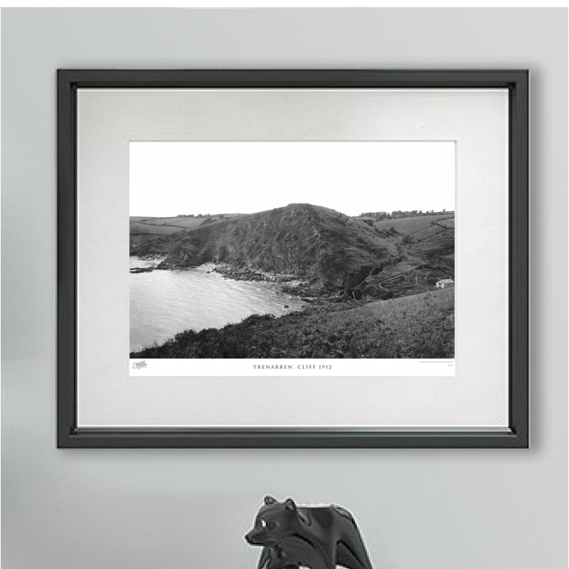Trenarren, Cliff 1912 by Francis Frith - Single Picture Frame Print, 28cm H x 36cm W x 2.3cm D