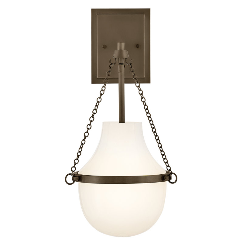 Hinkley Collins Medium Single Light Sconce, Heritage Bronze