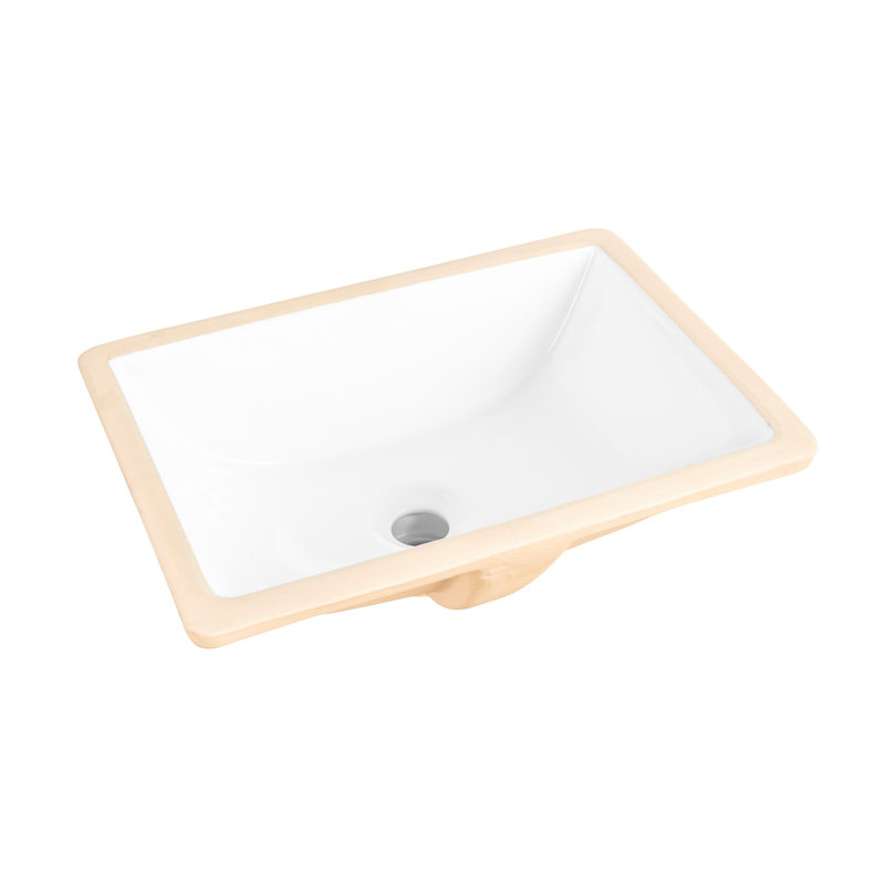 Winfield Products 13'' Gloss Vitreous China Rectangular Bathroom Sink with Overflow