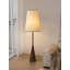 Lampe sur pied en fer et en tissu de style français rétro