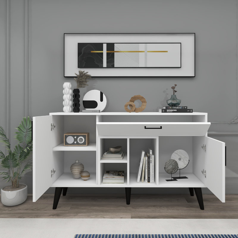Amedori 135cm Sideboard, White