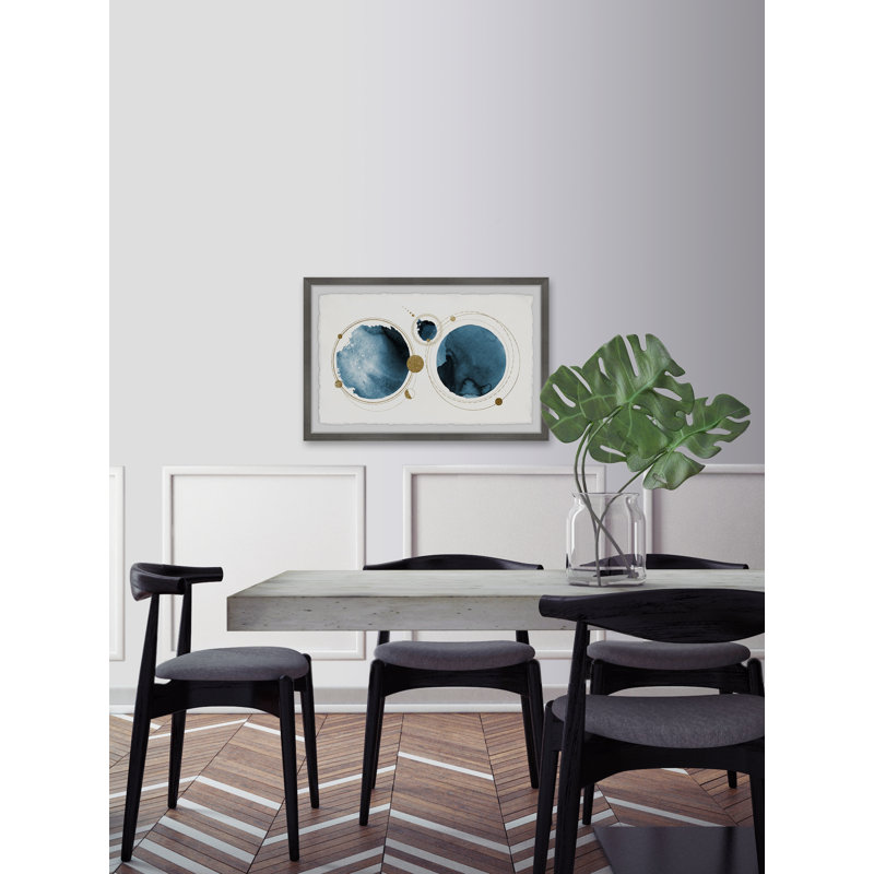Twin Earth by Marmont Hill - Single Picture Frame Painting, 20cm H x 30cm W 