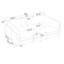 Canapé modulaire réversible en velours côtelé-130557650-130557655-130557657