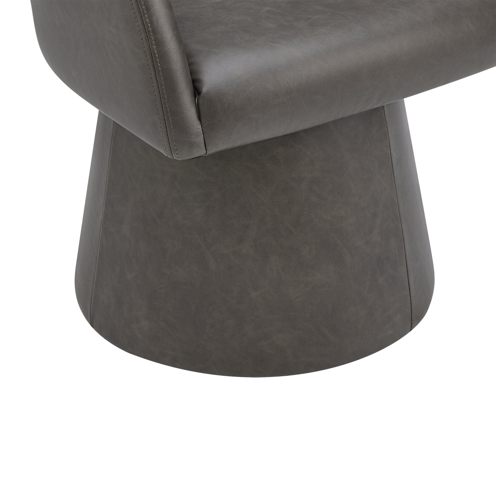 Kyo Swivel Dining Armchair, Gray