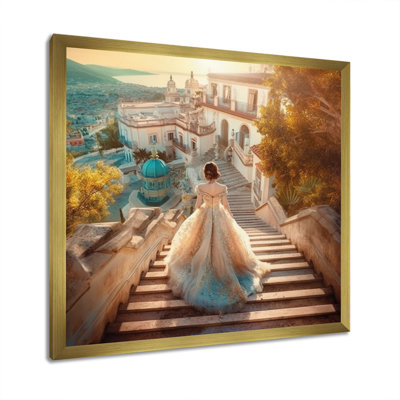 «Dreamy Wedding Day II» - Femme, impressions murales romantiques