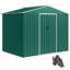 Outsunny 7.7 x 5.6ft Metal Garden Shed with Ventilation Slots-123219671