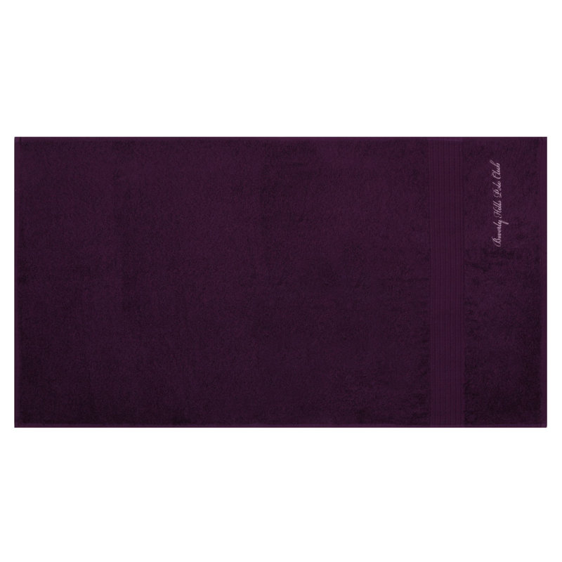 Ensemble de serviettes 2 pièces 100% coton Balais, Lilas / mauve foncé