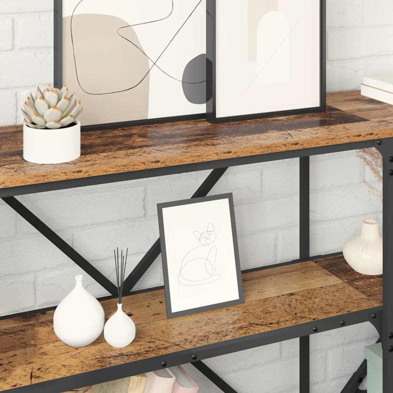 Console Table, 75cm H x 160cm W x 30cm D, Old Wood