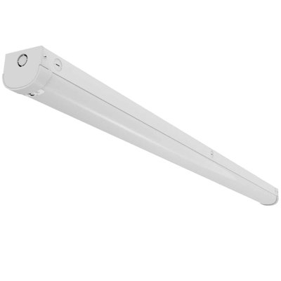 4FT Tri-Level Motion Sensor LED Linear Strip Emergency Stairwell Light w/Remote, 20W/40W 2500lm/5000lm, Battery Backup, 5000K, IP20, 100-277V Dimmable 4 Foot Commercial Shop Ceiling Light Fixture,ETL