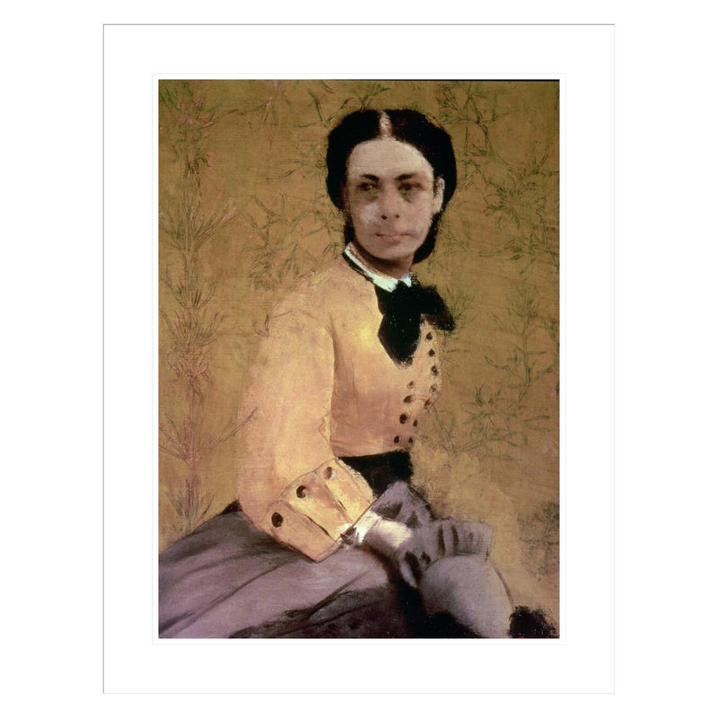 Portrait de la princesse Pauline de Metternich par Edgar Degas, impression giclée encadrée, H 29,5 po x l 23 po