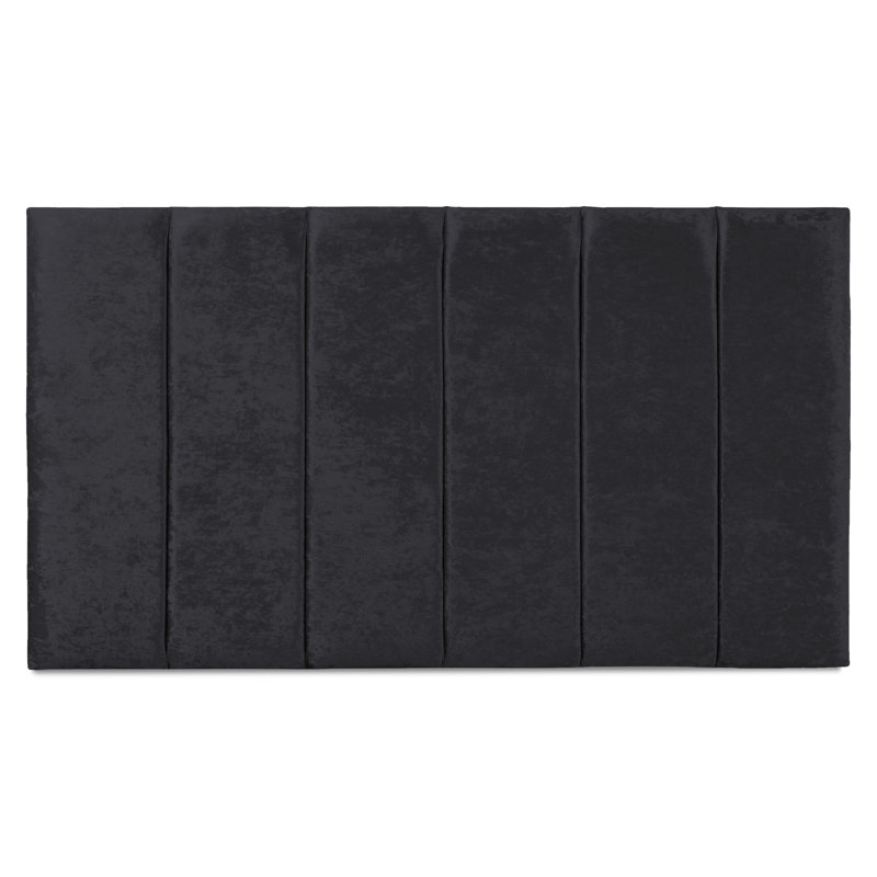 Frandric Upholstered Headboard, Double (4'6), Black