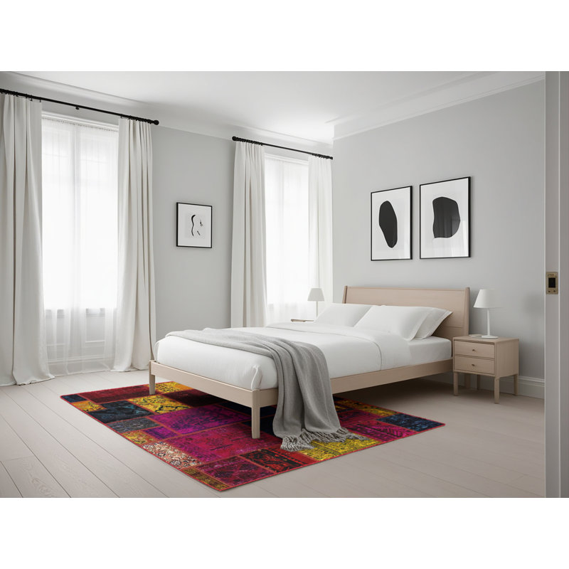 Abstract Indoor Rug, Rectangle 5' x 7'