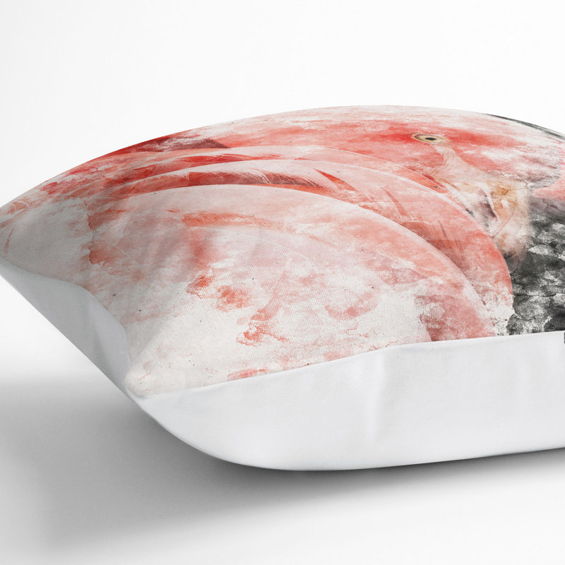 Square Throw Cushion, 40cm H x 40cm W x 15cm D, White