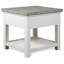 Table de bout avec rangement Gabby