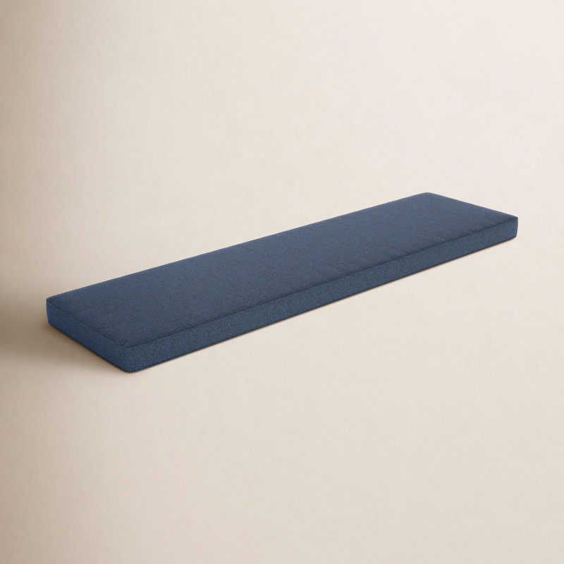 Coussin de siège intérieur / extérieur Sunbrella®, L 44 po x P 18 po, Spectre indigo Sunbrella®