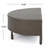 Half-Round Outdoor Coffee Table, Patio Table