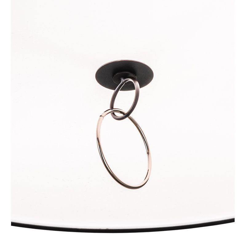 4 - Light Gilded Tobacco/Polished Nickel Unique/Statement Pendant