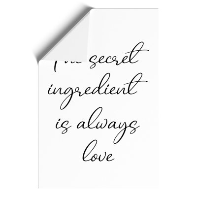 The Secret Ingredient - Frameless Print