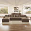 Canapé modulaire en velours côtelé Tolzmann K-368622560