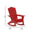 Chaise berçante en plastique Collis