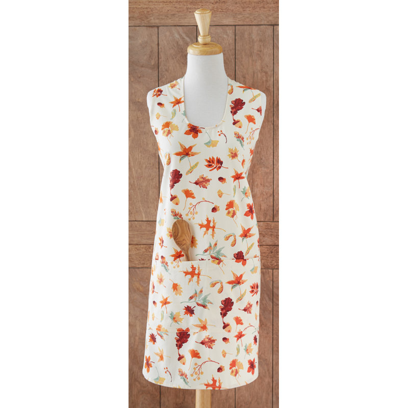 Tablier à motif floral Thanksgiving