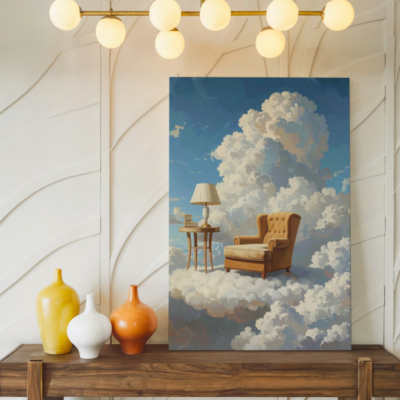 «Floating Cloud Retreat», toile de fond décorative sur toile, H 30 po x l 30 po