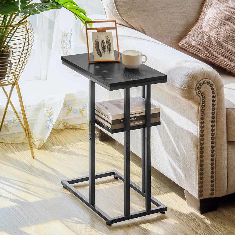 Creslow End Table, Black, Black