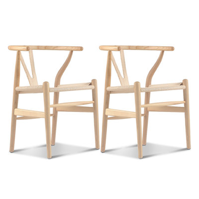 Ensemble de deux chaises triangulaires