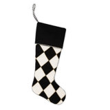 Courtly Noel Harlequin Stocking
