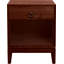 Mansfield 1 - Drawer Solid Wood Nightstand-20804383-124928449