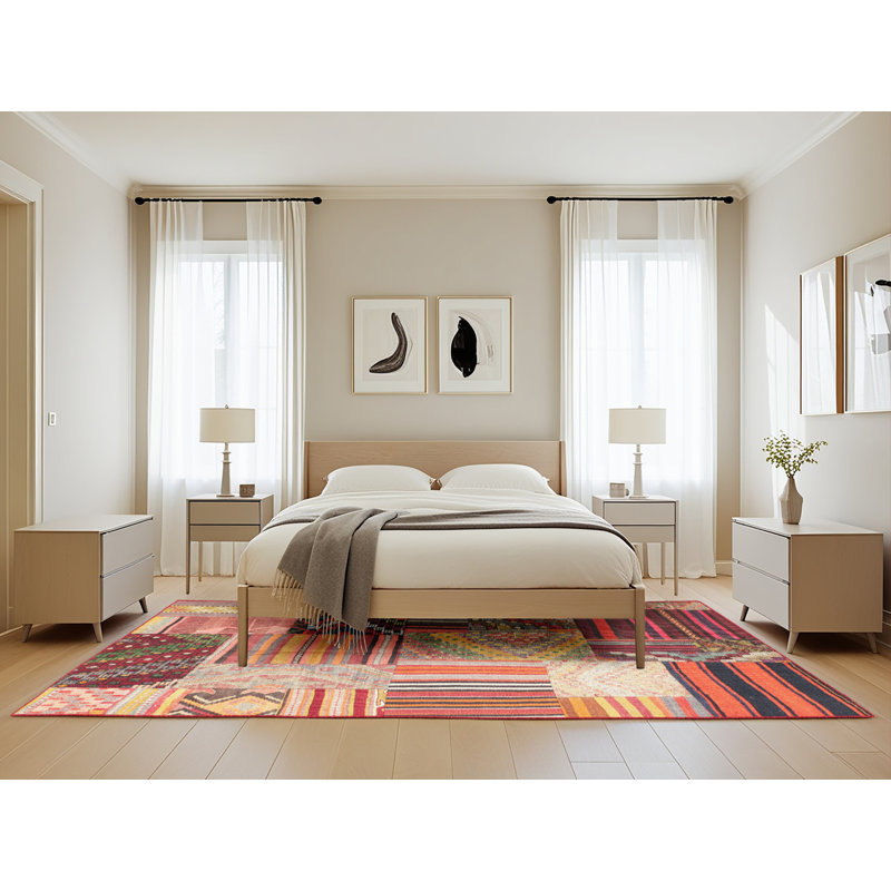 Lacoste Patchwork Indoor Rug, Rectangle 5' x 8'