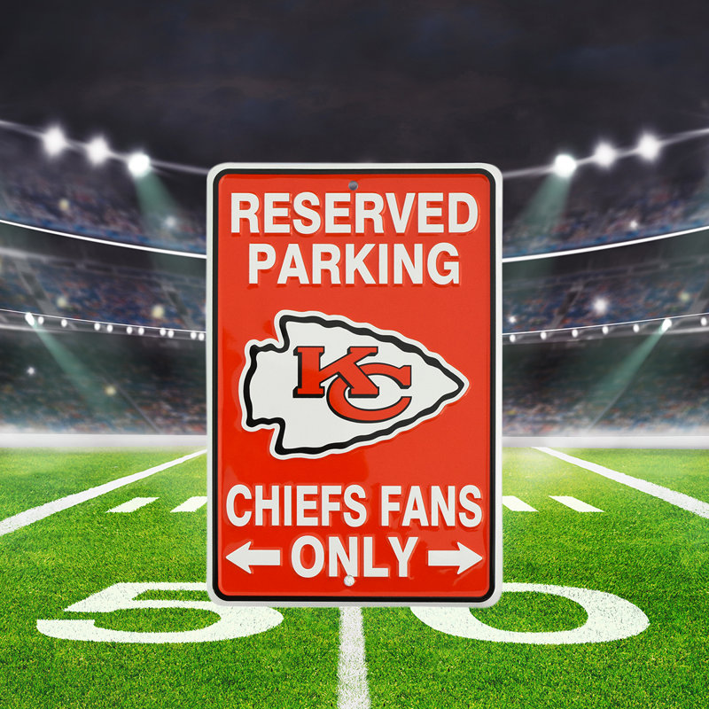 Chiefs Parking Only Kansas City Metal Sign Game Room Man Cave Garage Wall Decor Chiefs Parking Only Kansas City Metal Sign Game Room Man Cave Garage Wall Decor