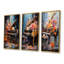 Floral Piano Magic Melody I - Music Piano, ensemble de 3 reproductions d'art mural-1140469269-1140469270