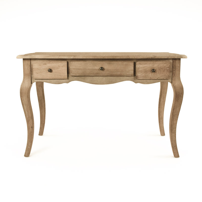 Serene Solid Wood Writing Desk