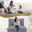 Fauteuil à billes en lin