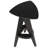 Twist Solid Wood Counter Stool