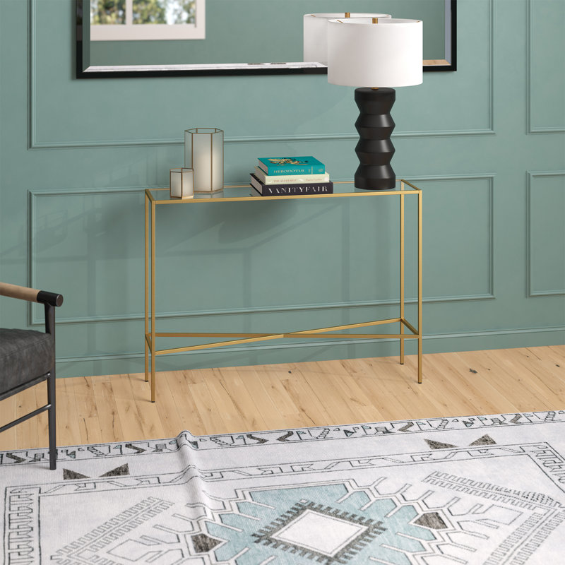 139.7cm Console Table, Brass, 76.2" H x 106.7" W x 25.4" D