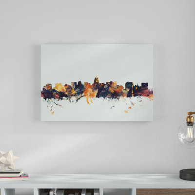 « madison wisconsin horizon », impression sur toile