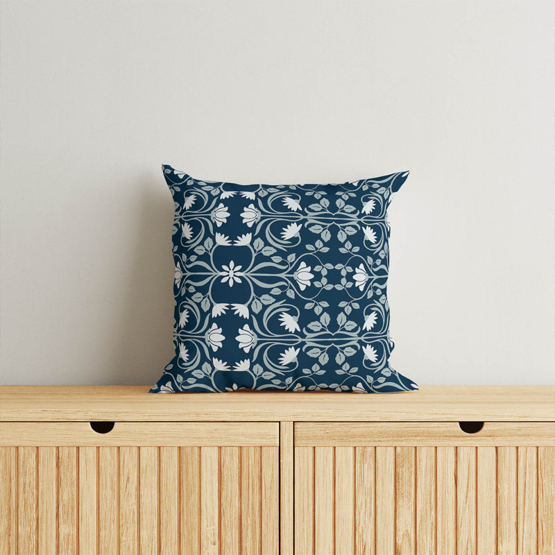Savanah Indoor Throw Pillow, 20"H x 20"W, Blue