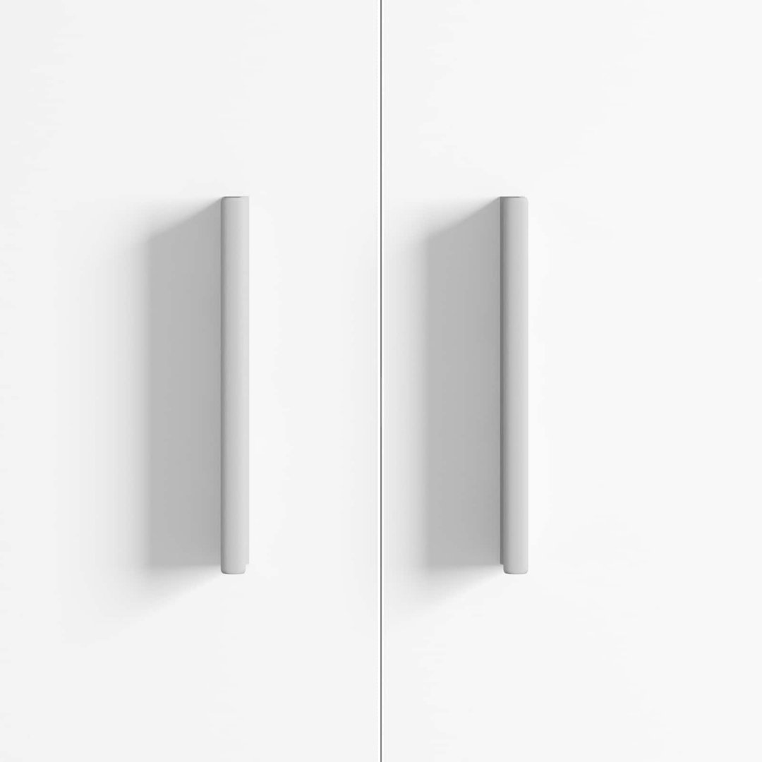 Vidaxl Handle Plain Silver Aluminium Furniture Cabinet Hardware Drawer Pull